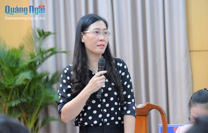 Bí thư Tỉnh ủy Bùi Thị Quỳnh Vân phát biểu tại Hội nghị