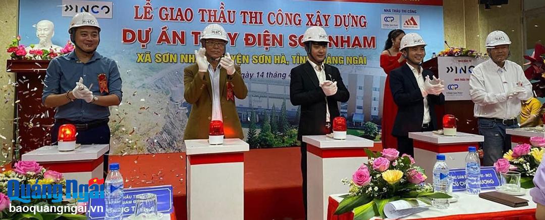 Công ty INCO tổ chức lễ khởi công dự án Thủy điện Sơn Nham ngày 13/4
