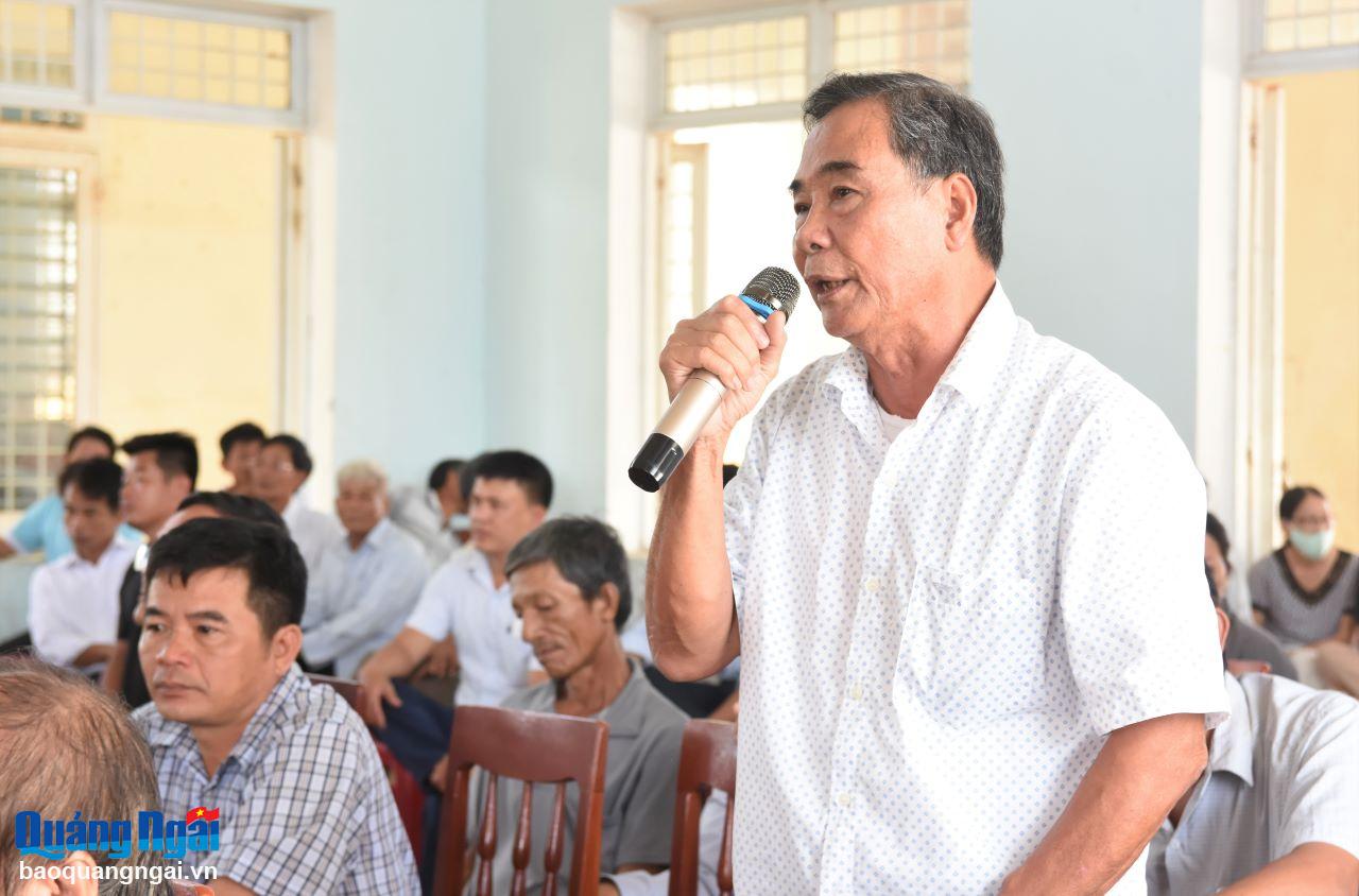 Nhiều vấn đề an sinh xã hội được cử tri phản ánh tới đại biểu HĐND tỉnh và huyện Tư Nghĩa.