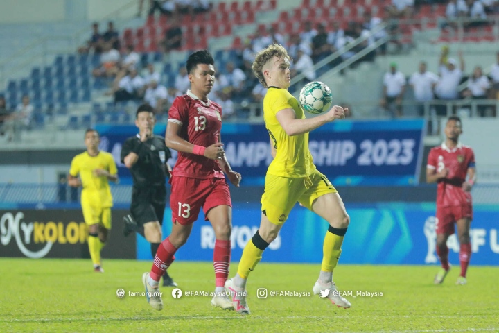 Đội tuyển U23 Indonesia thua ngược U23 Malaysia