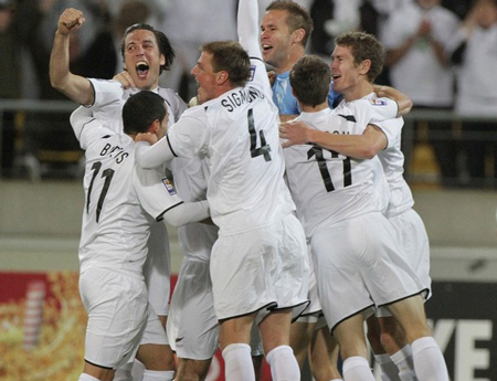 New Zealand thỏa ước nguyện có mặt tại World Cup 2010