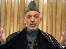 Tổng thống Karzai nói muốn giới hạn "ảnh hưởng của người khác" 