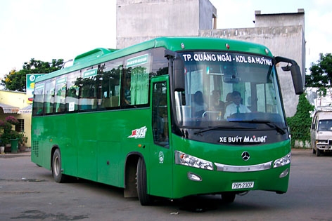         Xe buýt loại 80 chỗ đang được đưa vào hoạt  động thử nghiệm trên tuyến T.p Quảng Ngãi-Sa Huỳnh