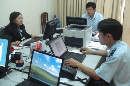 Ứng dụng CNTT tại Cục Hải quan Quảng Ngãi.