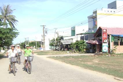 Một góc KDC số 1, thôn Lâm An, xã Phổ Minh (Đức Phổ)- KDC điển hình toàn tỉnh trong thực hiện cuộc vận động.