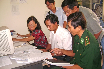 Ứng dụng CNTT trong công tác tìm kiếm cứu nạn trong cơn bão số 1 năm 2010.
