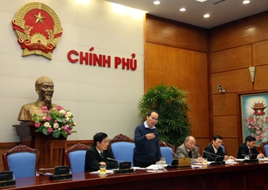 Phó Thủ tướng Nguyễn Thiện Nhân phát biểu tại cuộc họp - Ảnh Chinhphu.vn 