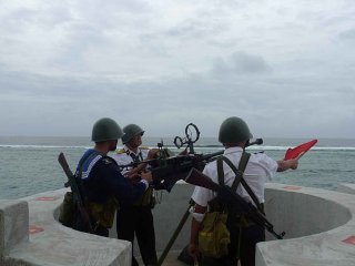Lực lượng hải quân ở Trường Sa sẵn sàng bảo vệ lãnh hải.