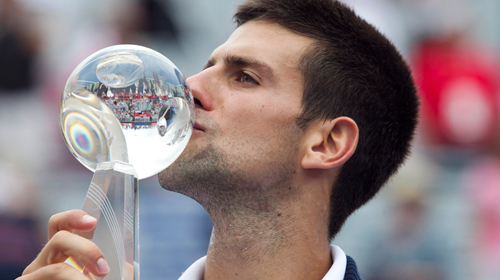 Novak Djokovic với chức vô địch Masters thứ 5 trong năm và là chức vô địch đơn thứ 9 trong năm 2011 - Ảnh: Reuters