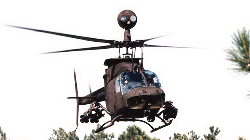 Một trực thăng OH-58 Kiowa của quân đội Mỹ - Ảnh: airforceworld.com