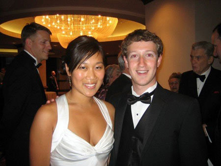 Ông chủ Facebook và cô bạn gái Trung Quốc.
