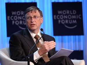  Bill Gates tại Diễn đàn kinh tế thế giới ở Davos (Nguồn: Getty Images)