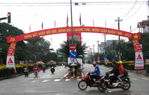 Một góc đường Phạm Văn Đồng . Ảnh QNĐT 