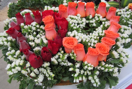 Hoa hồng với ý nghĩa tượng trưng cho tình yêu được chọn mua nhiều nhất trong dịp này