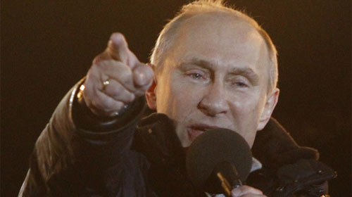 Ông Putin rơi lệ trong lễ mừng chiến thắng - Ảnh: Reuters