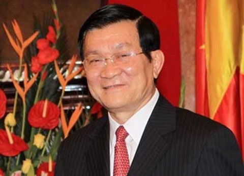  Chủ tịch nước Trương Tấn Sang. Ảnh: TTXVN
