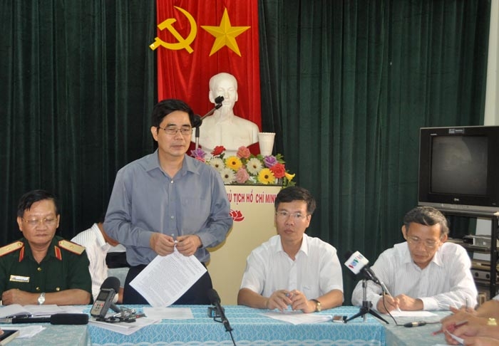 Bộ trưởng Bộ NN&PTNT Cao Đức Phát phát biểu tại buổi làm việc với tỉnh Quảng Ngãi.