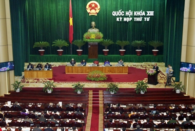 Kỳ họp thứ 4 Quốc hội khóa XIII diễn ra từ ngày 22/10 -22/11 - Ảnh VGP/Nhật Bắc