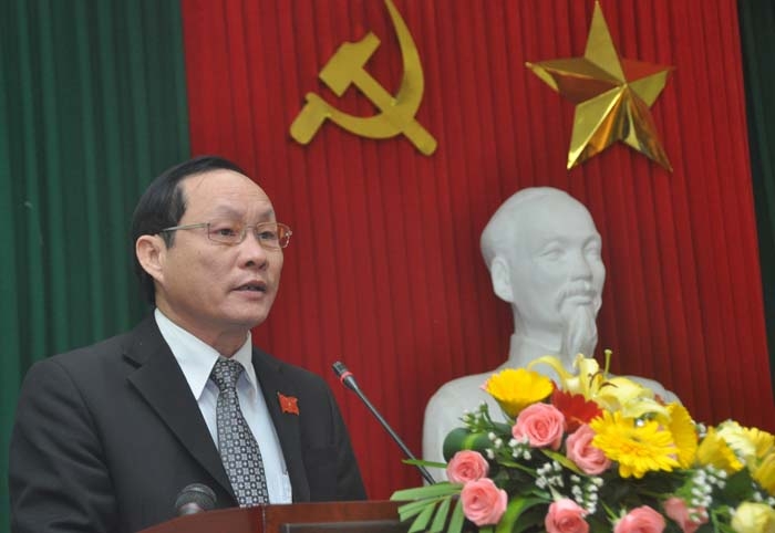 Phó Bí thư Tỉnh ủy, Chủ tịch HĐND tỉnh Pham, Minh Toản bế mạc kỳ họp.