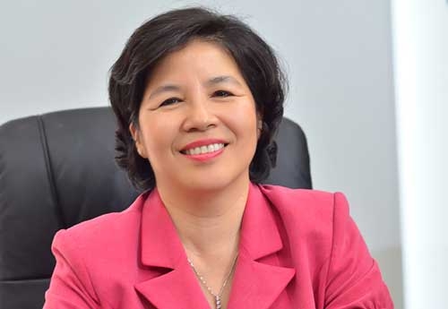 Bà Mai Kiều Liên, Chủ tịch Hội đồng Quản trị kiêm Tổng giám đốc công ty cổ phần Sữa Việt Nam (Vinamilk).