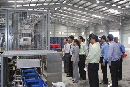 Dự án nâng công suất Nhà máy Bia Dung Quất từ 50 triệu lên 100 triệu lít/năm- Công trình chào mừng Đại hội LĐLĐ tỉnh lần thứ XII .