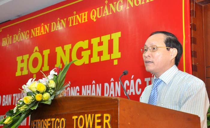 Phó Bí thư Tỉnh ủy, Chủ tịch HĐND tỉnh Phạm Minh Toản phát biểu khai mạc.