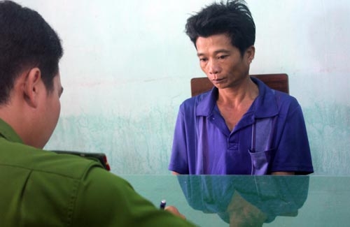 Ông Trần Thới đang bị tạm giam tại cơ quan công an huyện Tư Nghĩa