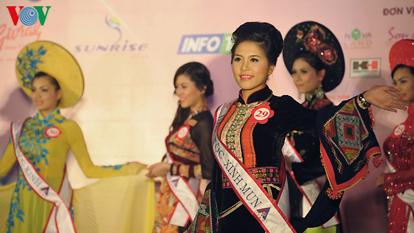 Hình ảnh đêm Bán kết Hoa hậu các dân tộc 2013 khu vực phía Bắc (Ảnh:Huy Phương)