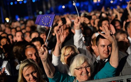 Người dân Croatia vui mừng trở thành công dân EU