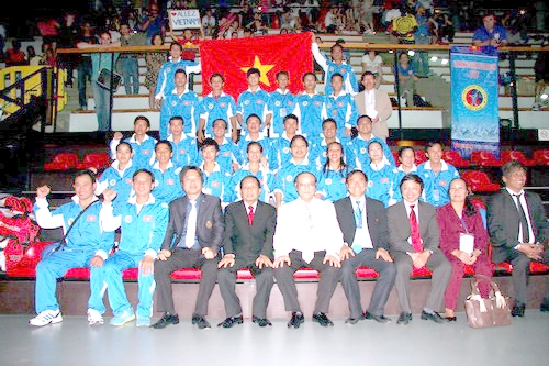 Vovinam Việt Nam lần thứ 3 liên tiếp giữ ngôi nhất toàn đoàn tại giải vô địch thế giới - Ảnh: Hồng Long