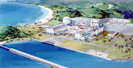  Phối cảnh Nhà máy Điện hạt nhân Ninh Thuận 1.