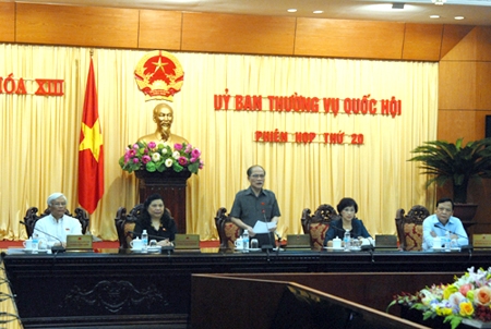 Phiên họp thứ 20 của UBTVQH khai mạc ngày 12/8. Ảnh: VGP/Thành Chung