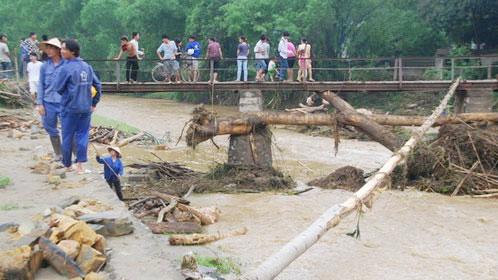 Lũ quét gây thiệt hại nặng nề tại Lào Cai (Ảnh: Thethaovanhoa)