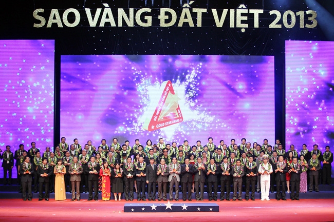 Top 100 thương hiệu tiêu biểu Sao Vàng đất Việt 2013