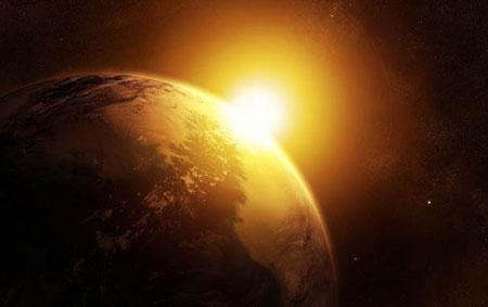 Trong tương lai xa, mặt trời sẽ trở nên lớn hơn và thiêu đốt sự sống trên trái đất - Ảnh: Science