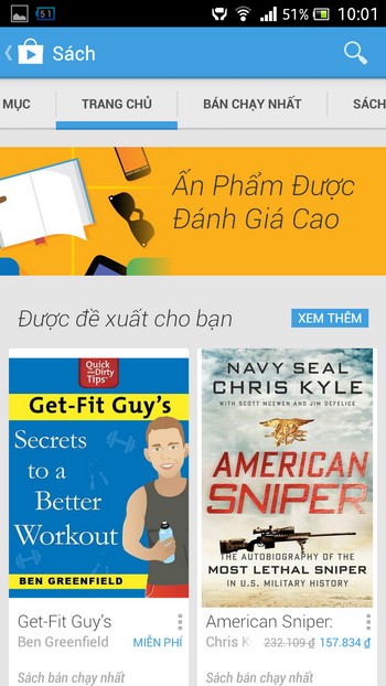 Người dùng tại Việt Nam đã có thể khám phá và đặt mua các đầu sách trên kho sách của Google