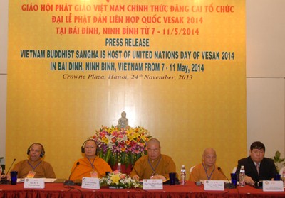 Buổi họp báo của Giáo hội Phật giáo VN. Ảnh: VGP/Đăng Linh