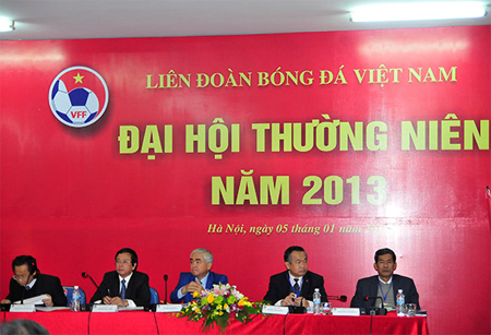 Đại hội thường niên của VFF bàn về các định hướng của bóng đá Việt Nam năm 2014