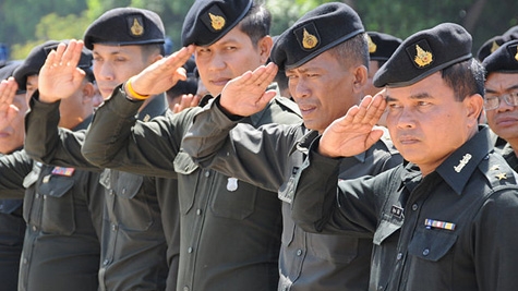 Quân nhân Thái Lan (ảnh: chiangmaicitynews)