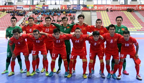 ĐT Futsal Việt Nam là hạt giống số 1 của giải châu Á 2014