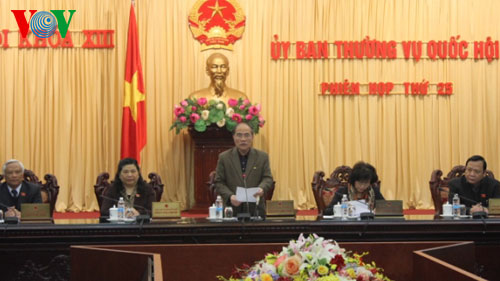 Phiên họp thứ 25 của Ủy ban Thường vụ Quốc hội khai mạc sáng 20/2 tại Hà Nội