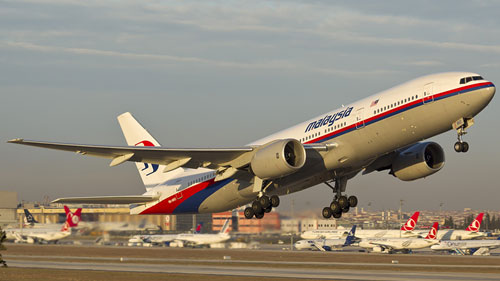 Máy bay Boeing 777-200 của Malaysia Airlines. Ảnh minh họa: wikimedia.org.