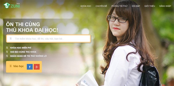 Trang web giáo dục trực tuyến Zuni.
