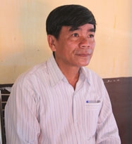 Nhà giáo Nguyễn Tấn Khâm.
