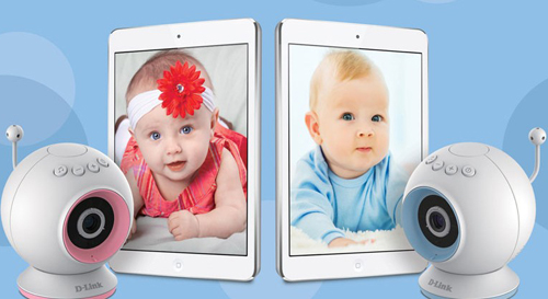 WiFi Baby Camera có khả năng theo dõi sức khỏe của trẻ nhỏ từ xa - Ảnh: D-Link