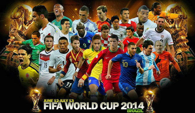 Chỉ còn hơn 2 tháng nữa vòng chung kết World Cup 2014 sẽ diễn ra - Ảnh: FIFA.com