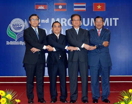 Trưởng Đoàn 4 nước thành viên Ủy hội sông Mekong quốc tế. Ảnh VGP/Nhật Bắc