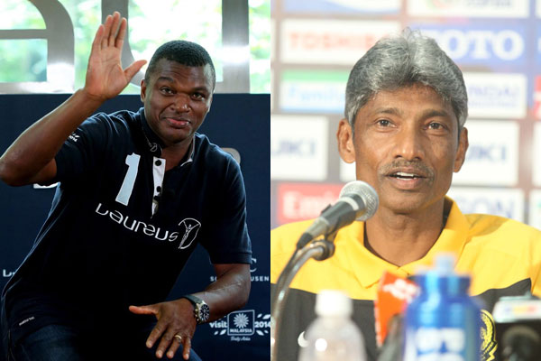 Marcel Desailly và Rajagopal chạy đua vào ghế HLV trưởng tuyển VN - Ảnh: Reuters - ngọc hạnh
