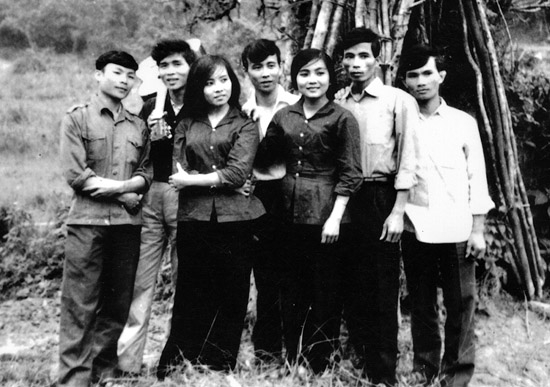 Diễn viên Đoàn văn công Giải phóng Quảng Ngãi.