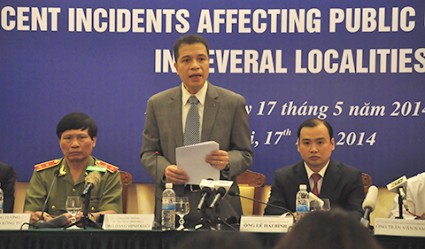 Ông Đặng Minh Khôi, Trợ lý Bộ trưởng Bộ Ngoại: Tình hình các địa phương xảy ra sự cố đã được kiểm soát
